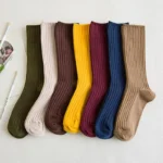 1-Pair-Retro-Women-Cotton-Loose-Socks-Autumn-Winter-Knitting-Solid-Color-Long-Black-Pink-Korean.webp
