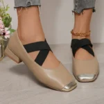 2024-Spring-Slip-on-Retro-Shoes-Women-s-Cross-Strap-Single-Shoes-Ladies-Gold-Sqaure-Toe.webp