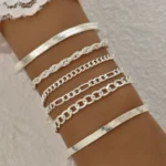 6Pcs-Set-Fashion-Thick-Chain-Link-Bracelets-Set-For-Women-Gold-Color-Silver-Color-Metal-Snake.webp
