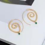 Huitan-Spiral-Big-Circle-Earrings-for-Women-Gold-Color-Piercing-Green-Cubic-Zirconia-Charm-Dangle-Earrings.webp