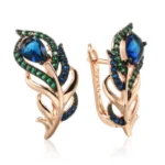 Kinel-Hot-Blue-Natural-Zircon-Drop-Earrings-For-Women-585-Rose-Gold-and-Black-Plating-Vintage.webp
