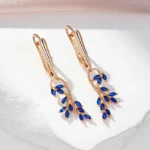 SYOUJYO-Blue-Natural-Zircon-Leaf-Shape-Dangle-Earrings-For-Women-585-Rose-Gold-Color-Long-Earrings.webp
