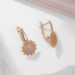 SYOUJYO-Natural-Zircon-Sunflower-Drop-Earrings-For-Women-585-Rose-Gold-Color-Daily-Easy-Matching-Jewelry.webp