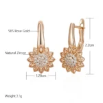 SYOUJYO-Natural-Zircon-Sunflower-Drop-Earrings-For-Women-585-Rose-Gold-Color-Daily-Easy-Matching-Jewelry.webp