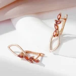 SYOUJYO-Orange-Red-Natural-Zircon-Long-Earrings-For-Women-Fine-Jewerly-585-Rose-Gold-Color-Dangle.webp