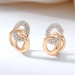 Unique-Design-Multi-Hoop-English-Earrings-For-Women-SYOUJYO-Natural-Zircon-Full-Paved-585-Rose-Gold.webp