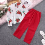 Girls-Sets-8-12-Years-Red-Printed-Long-Sleeve-Top-Red-Pants-For-Girls-Korean-Style.webp